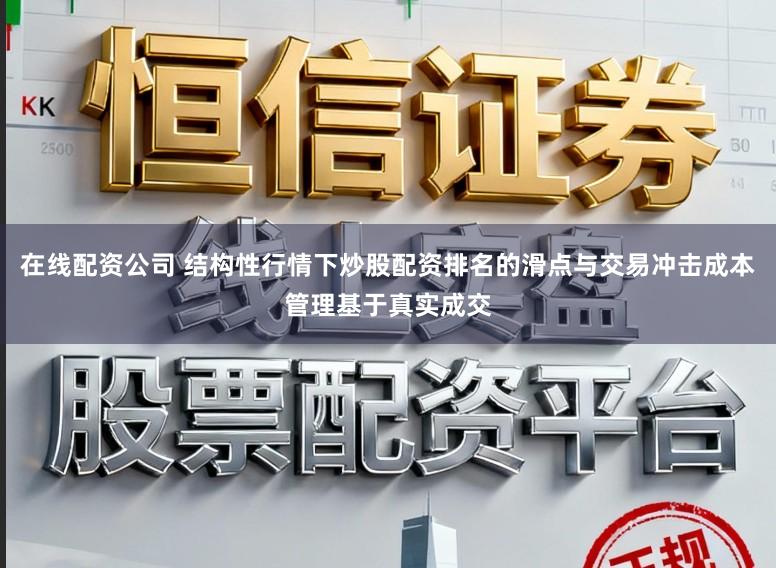在线配资公司 结构性行情下炒股配资排名的滑点与交易冲击成本管理基于真实成交
