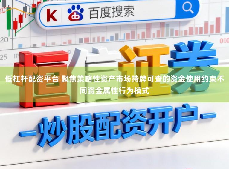 低杠杆配资平台 聚焦策略性资产市场持牌可查的资金使用约束不同资金属性行为模式